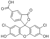 5(6)-Carboxy-2',7'-dichlorofluorescein Structure